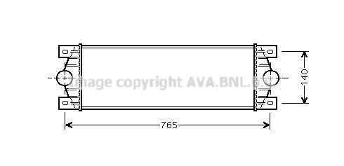 AVA QUALITY COOLING Интеркулер RT4329